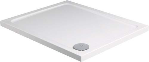Just Trays JT40 Slimline Gloss Rectangular Shower Tray. 1000x800x40mm.