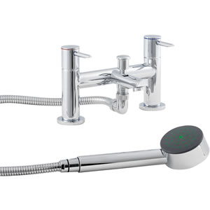Ultra Pixie Lever bath shower mixer tap including kit.