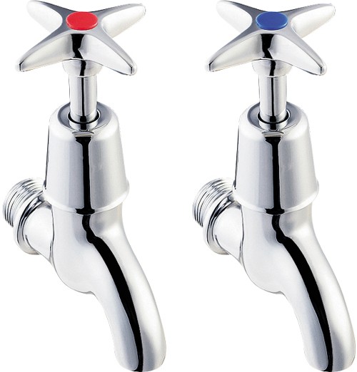 1/2" Bib Taps (Pair). technical image
