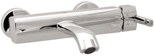 Wall Mounted Bath Filler Tap. technical image