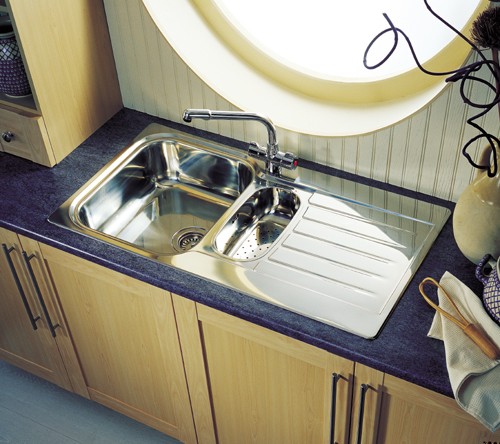 Leisure Sinks > Seattle 1.5 bowl stainless steel kitchen sink ...