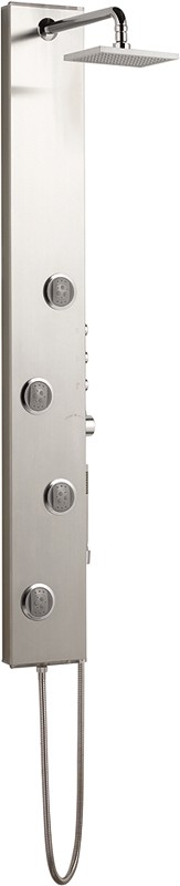 Theme Thermostatic Shower Panel. technical image