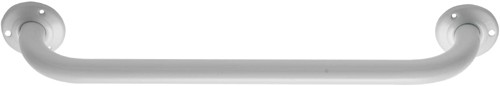 White Grab Bar. technical image