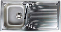 Astracast Sink Alto 1.0 bowl satin polished kitchen sink.