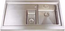 Astracast Sink Bistro 1.5 bowl sit on work centre with left hand drainer & extras.