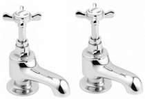 Deva Coronation Vanity Basin Taps (Pair, Chrome).