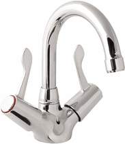 Deva Lever Action 3" Lever Mono Basin Mixer Tap With Swivel Spout.