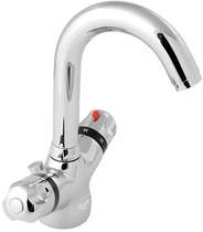 Deva Dynamic Dynamic Thermostatic Mono Basin Mixer with Pop-up Waste.