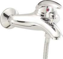 Deva Elan Wall Mounted Bath Shower Mixer Tap With Shower Kit.