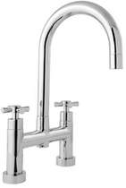 Deva Expression Bridge Sink Mixer Tap With Swivel Spout.