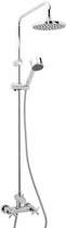 Deva Expression Manual Shower Set With Valve, Riser & Fixed Shower Head.
