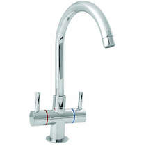 Deva Contemporary Metropolis Mono Sink Mixer Tap With Swivel Spout.