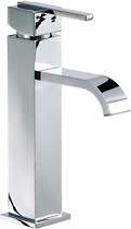 Mayfair Ice Fall Lever Basin Mixer Tap, Freestanding, 237mm High.