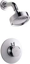 Mira Discovery Concealed Thermostatic Shower Valve & Shower Head (Chrome).
