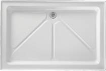 Shires Shower Trays White 1200x800mm Rect Shower Tray with 4 Upstands