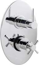 Ultra Pixie 3/4" Twin Concealed Thermostatic Shower Valve.
