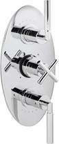 Ultra Helix Triple concealed thermostatic shower valve