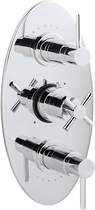 Ultra Pixie 3/4" Triple Concealed Thermostatic Shower Valve.