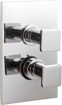 Ultra Milo 3/4" Twin Concealed Thermostatic Shower Valve.