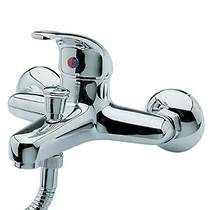 Ultra Eon Wall mounted bath shower mixer including kit.