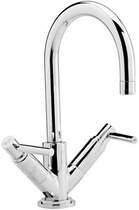 Hudson Reed Tec Lever Mono Basin Mixer + Pop Up Waste