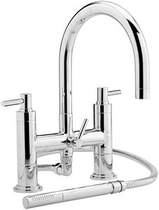 Hudson Reed Tec Lever Bath Shower Mixer with Swivel Spout
