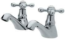 Viscount Luxury Bath taps (Pair, Chrome)