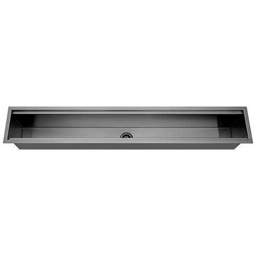 1810 Accessory Trough Channel Sink (1200x160mm, Gunmetal).