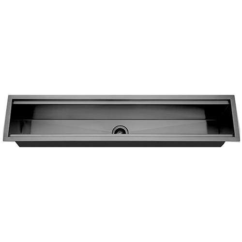 1810 Accessory Trough Channel Sink (900x160mm, Gunmetal).