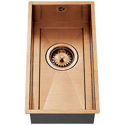 1810 Axix Uno QG Undermount Kitchen Sink (210x420mm, Copper).