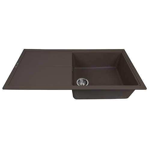 1810 Bladeuno 100i Inset 1.0 Bowl Kitchen Sink (1000x500, Mocha).