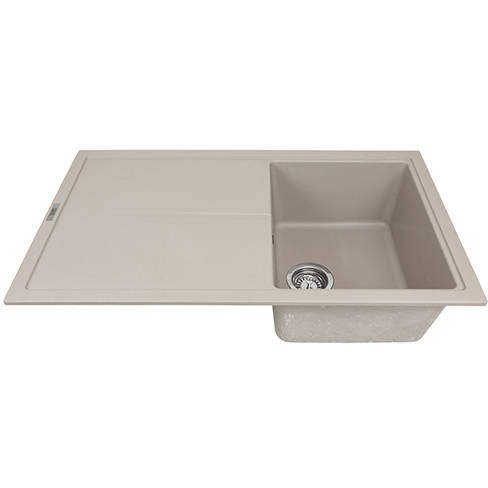 1810 Bladeuno 860i Inset 1.0 Bowl Kitchen Sink (860x500, Champagne).