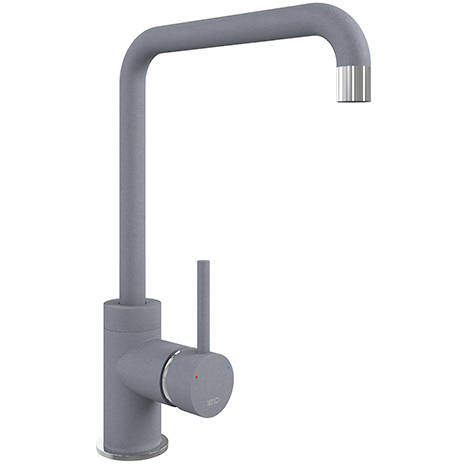 1810 Purquartz Cascata Kitchen Tap (Metallic Grey & Chrome).