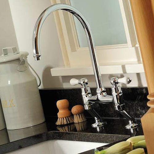 Abode Ludlow Bridge Kitchen Tap (Chrome).