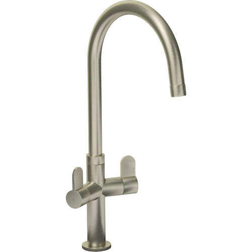 Abode Verla Monobloc Kitchen Tap (Brushed Nickel).