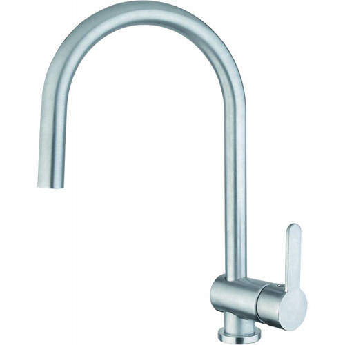 Abode Czar Single Lever Kitchen Tap (Chrome).