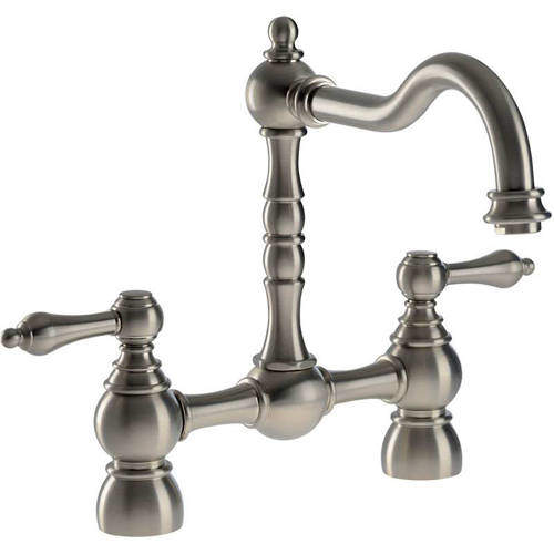 Abode Bayenne Bridge Kitchen Tap (Pewter).