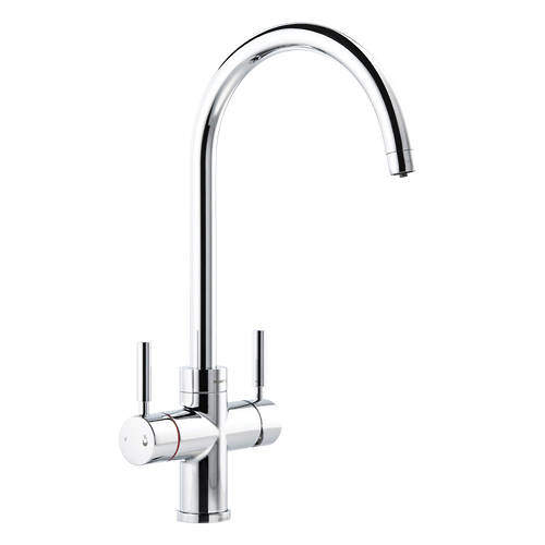Abode Pronteau 4 In 1 Boiling Water Filtered Kitchen Tap (Chrome).