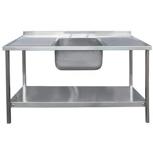 Acorn Thorn Catering Sink With Double Drainer & Legs 1500mm (S Steel).