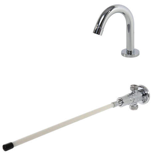 Acorn Thorn Knee Operated Timed Flow Valve & Curved Spout (Exposed).