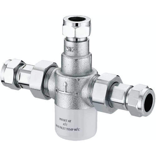 Acorn Thorn TMV3 Thermostatic Mixing Valve (3x15mm, Single).