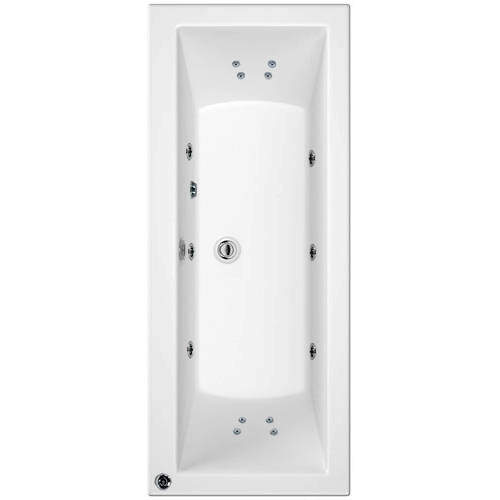 Artesan Baths Canaletto Trojancast Double Ended Bath With 14 Jet (1700x750)