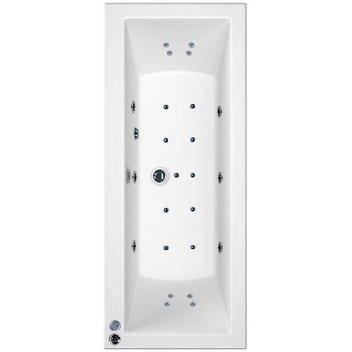 Artesan Baths Canaletto Trojancast Double Ended Bath With 24 Jet (1700x750)