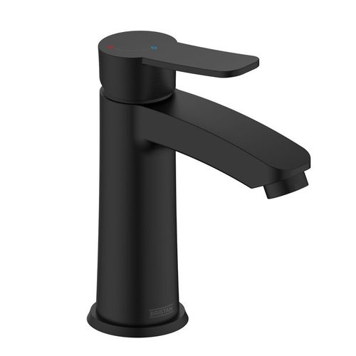 Bristan Appeal Eco Start Basin Mixer Tap With Clicker Waste (Black).