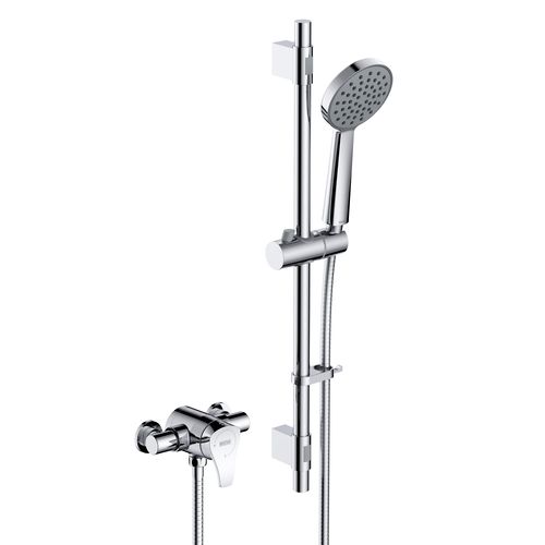 Bristan Capri Mini Exposed Shower Valve & Slide Rail Kit (Chrome).
