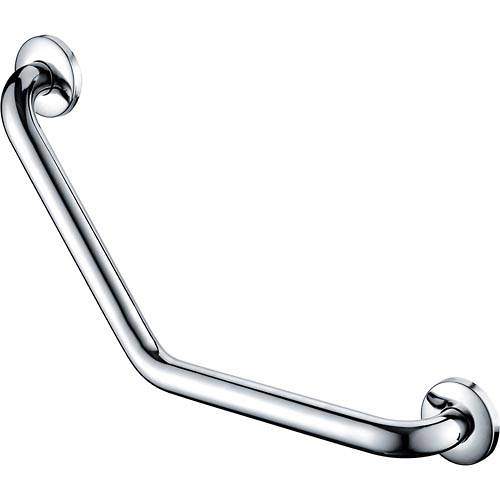 Bristan Accessories Angled Grab Bar (Chrome).