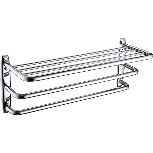 Bristan Accessories Tier Towel Shelf (Chrome).