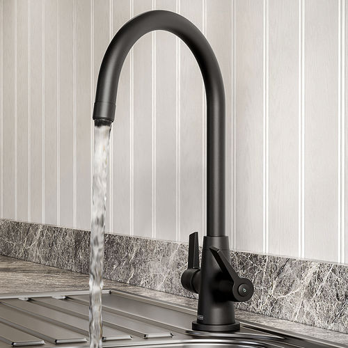 Bristan Echo Echo Easy Fit Mixer Kitchen Tap (Matt Black).