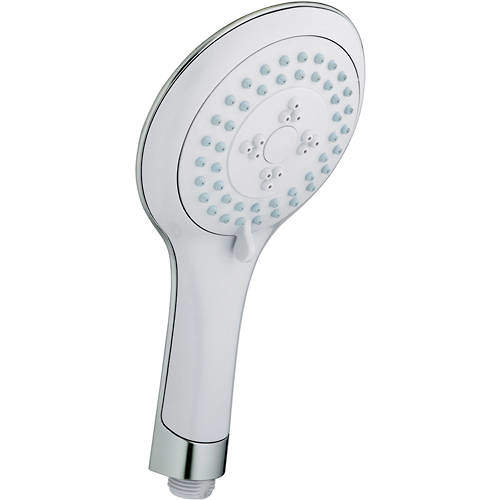 Bristan Accessories Large 3 Function Shower Handset (White & Chrome).