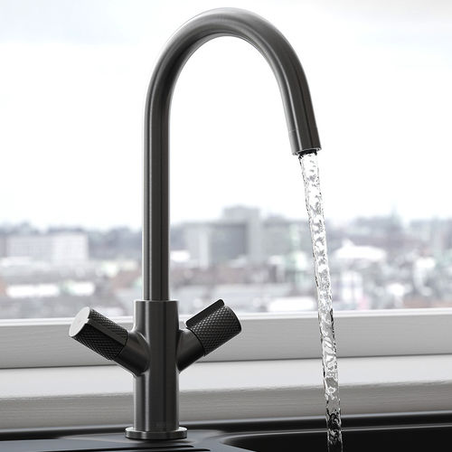 Bristan Fern Easyfit Mixer Kitchen Tap (Gunmetal).